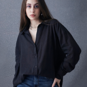 Women Classic Opaque Oversized Casual Shirt